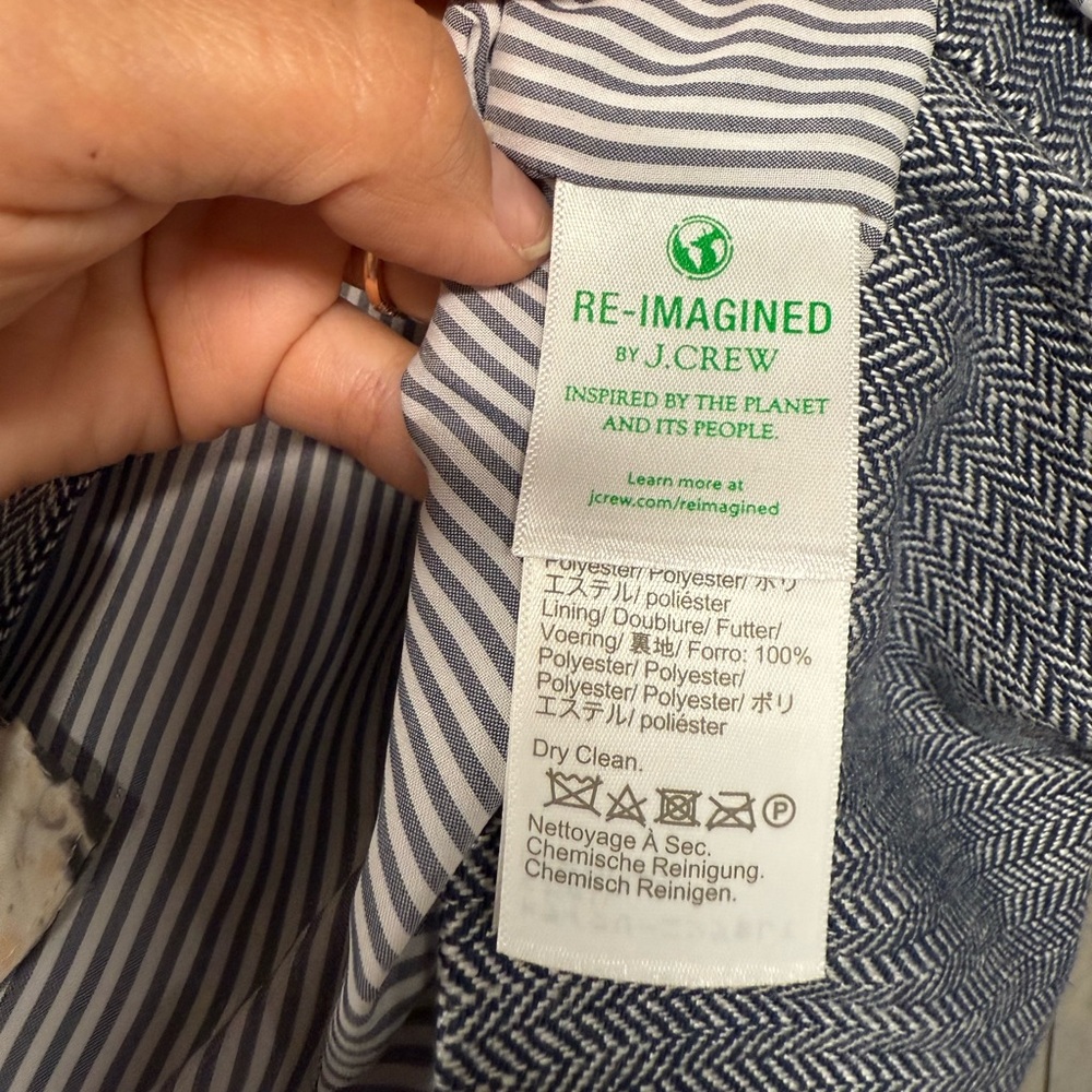 J Crew Dalton Blazer- New with Tags- Size 00 - Picture 6 of 7